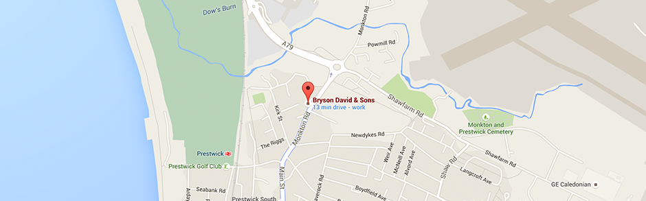 Contact Brysons Car Centre