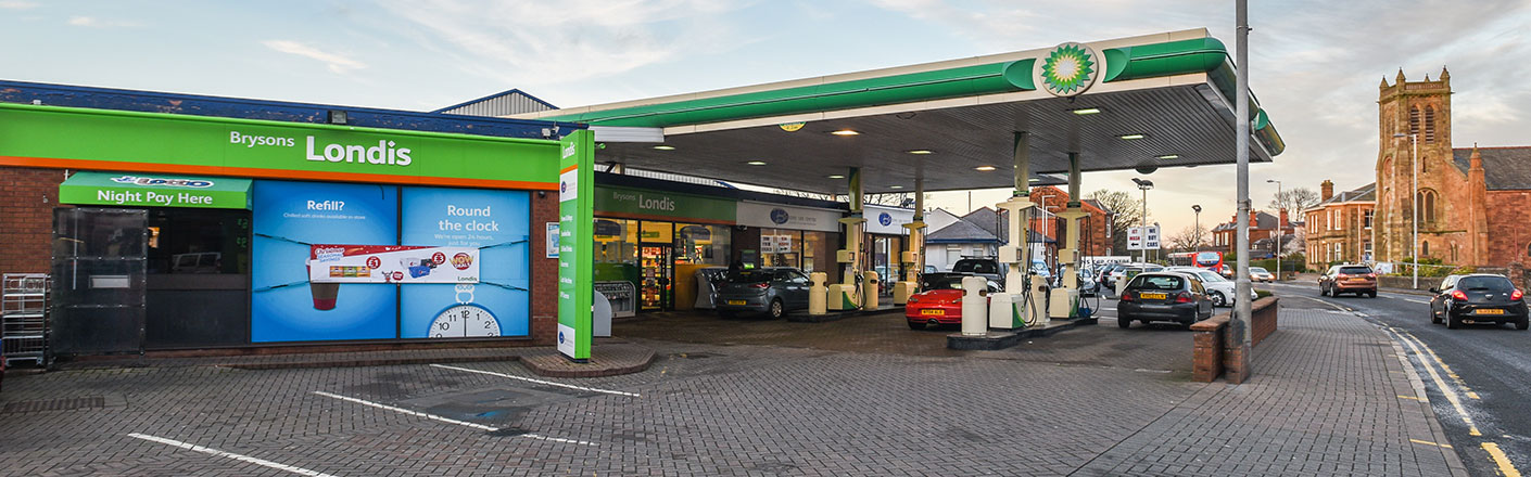 Brysons Fuel Station Prestwick